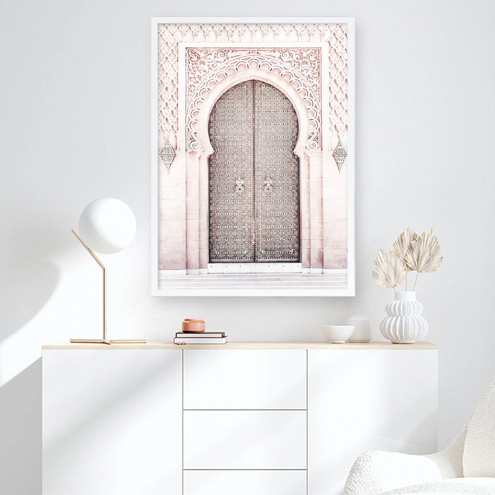 Shop Moroccan Door II Photo Art Print a Moroccan desert boho themed photography wall art print from The Print Emporium wall artwork collection - Buy Australian made fine art poster and framed prints for the home and your interior decor room, TPE-826-AP