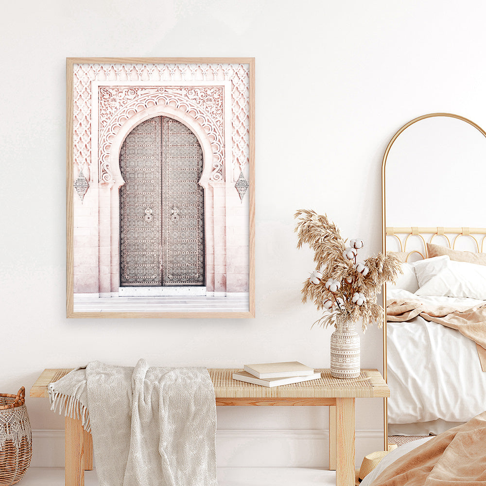 Shop Moroccan Door II Photo Art Print a Moroccan desert boho themed photography wall art print from The Print Emporium wall artwork collection - Buy Australian made fine art poster and framed prints for the home and your interior decor room, TPE-826-AP