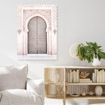 Shop Moroccan Door II Photo Canvas Print a Moroccan desert boho themed photography framed stretched canvas print from The Print Emporium wall artwork collection - Buy Australian made prints for the home and your interior decor space, TPE-826-CA-35X46-NF