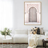 Shop Moroccan Door II Photo Canvas Print a Moroccan desert boho themed photography framed stretched canvas print from The Print Emporium wall artwork collection - Buy Australian made prints for the home and your interior decor space, TPE-826-CA-35X46-NF