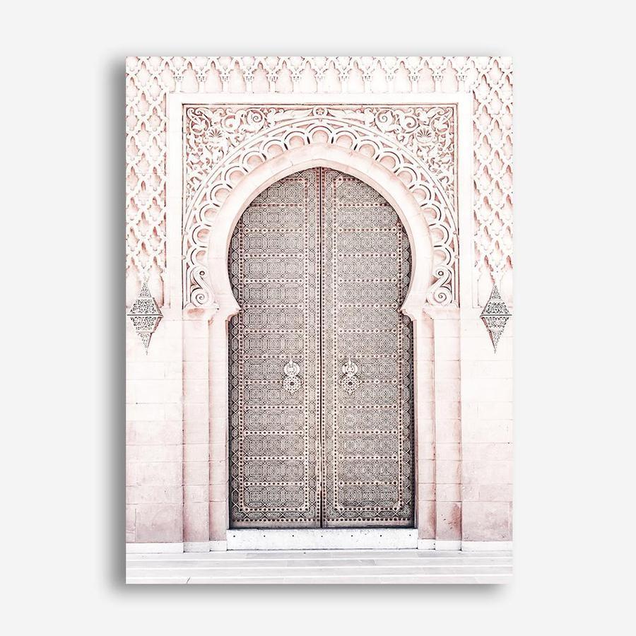 Shop Moroccan Door II Photo Canvas Print a Moroccan desert boho themed photography framed stretched canvas print from The Print Emporium wall artwork collection - Buy Australian made prints for the home and your interior decor space, TPE-826-CA-35X46-NF