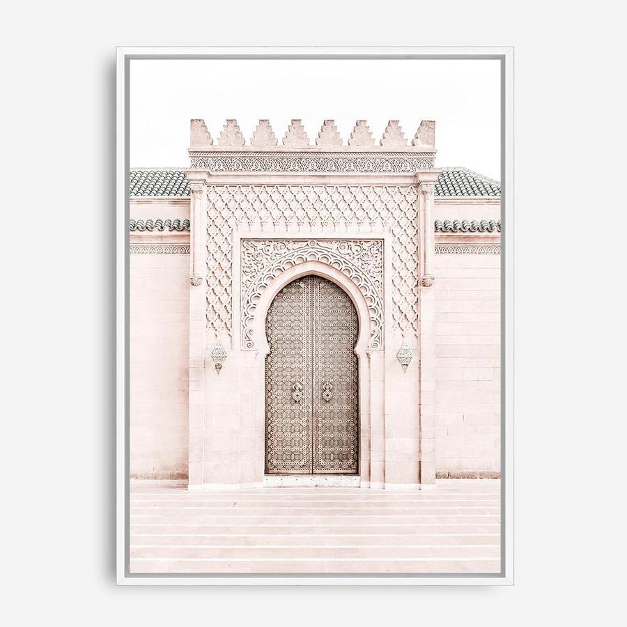 Shop Moroccan Door III Photo Canvas Print a Moroccan desert boho themed photography framed stretched canvas print from The Print Emporium wall artwork collection - Buy Australian made prints for the home and your interior decor space, TPE-835-CA-35X46-NF