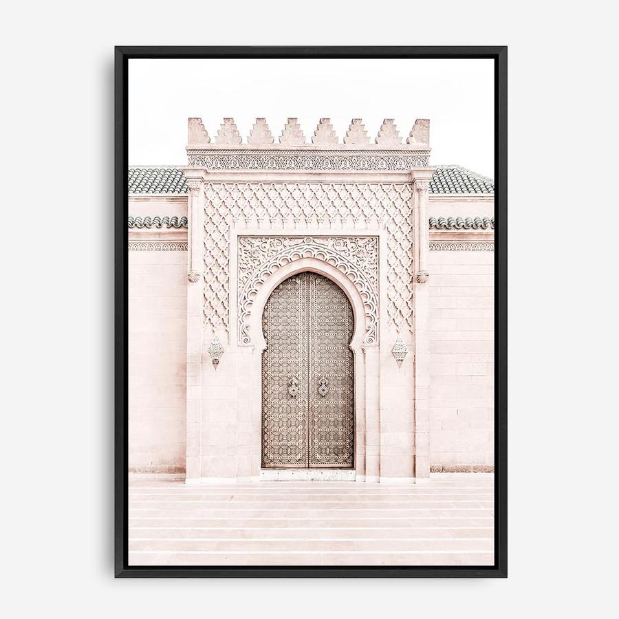 Shop Moroccan Door III Photo Canvas Print a Moroccan desert boho themed photography framed stretched canvas print from The Print Emporium wall artwork collection - Buy Australian made prints for the home and your interior decor space, TPE-835-CA-35X46-NF