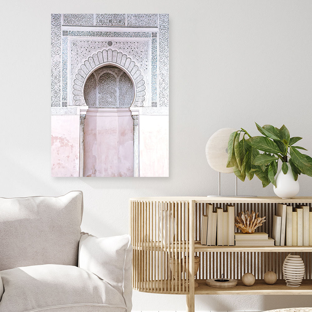 Shop Moroccan Doorway Photo Canvas Print a Moroccan desert boho themed photography framed stretched canvas print from The Print Emporium wall artwork collection - Buy Australian made prints for the home and your interior decor space, TPE-450-CA-35X46-NF