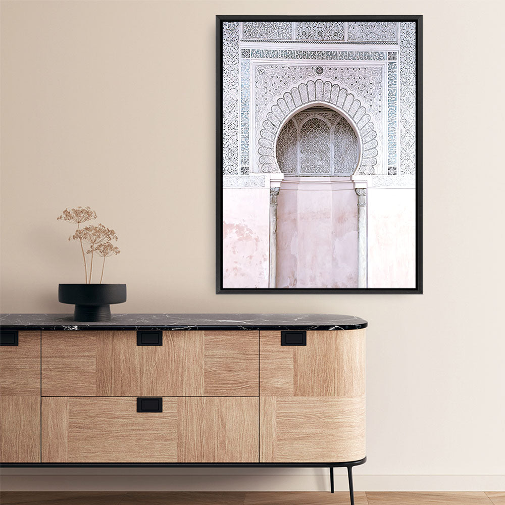 Shop Moroccan Doorway Photo Canvas Print a Moroccan desert boho themed photography framed stretched canvas print from The Print Emporium wall artwork collection - Buy Australian made prints for the home and your interior decor space, TPE-450-CA-35X46-NF