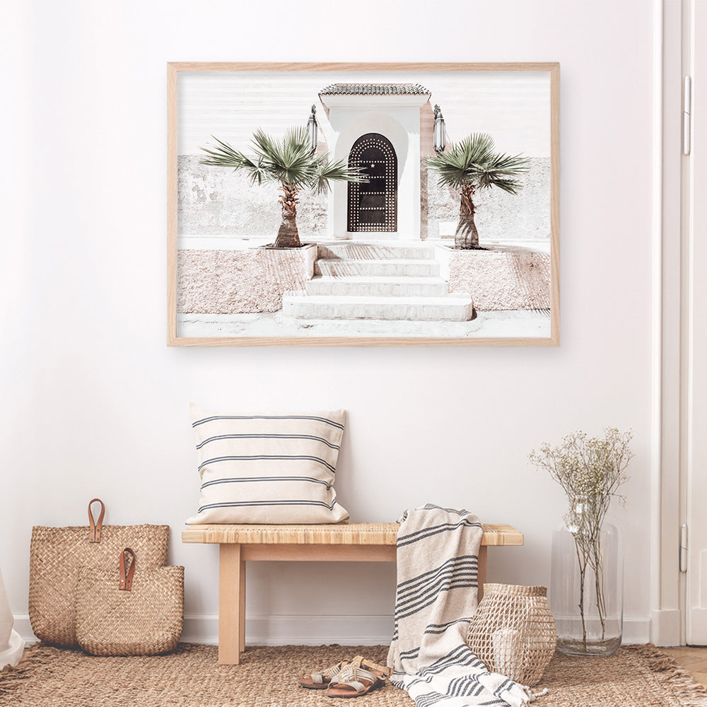 Shop Moroccan Entrance Photo Art Print a Moroccan desert boho themed photography wall art print from The Print Emporium wall artwork collection - Buy Australian made fine art poster and framed prints for the home and your interior decor room, TPE-1289-AP