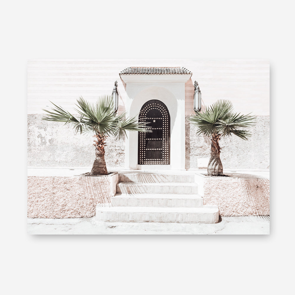 Shop Moroccan Entrance Photo Canvas Print a Moroccan desert boho themed photography framed stretched canvas print from The Print Emporium wall artwork collection - Buy Australian made prints for the home and your interior decor space, TPE-1289-CA-35X46-NF