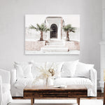 Shop Moroccan Entrance Photo Canvas Print a Moroccan desert boho themed photography framed stretched canvas print from The Print Emporium wall artwork collection - Buy Australian made prints for the home and your interior decor space, TPE-1289-CA-35X46-NF