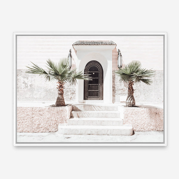 Shop Moroccan Entrance Photo Canvas Print a Moroccan desert boho themed photography framed stretched canvas print from The Print Emporium wall artwork collection - Buy Australian made prints for the home and your interior decor space, TPE-1289-CA-35X46-NF