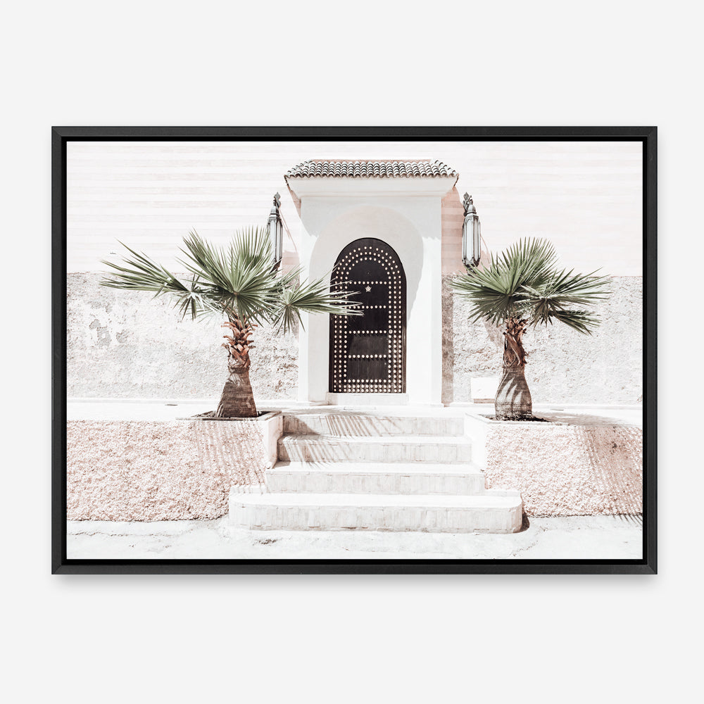 Shop Moroccan Entrance Photo Canvas Print a Moroccan desert boho themed photography framed stretched canvas print from The Print Emporium wall artwork collection - Buy Australian made prints for the home and your interior decor space, TPE-1289-CA-35X46-NF