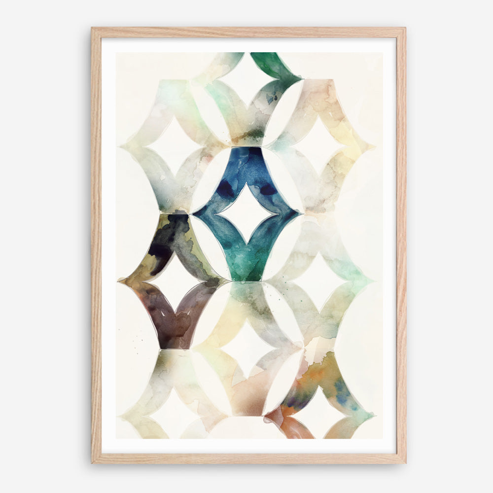 Shop Morocgraphic I Art Print a painted abstract themed wall art print from The Print Emporium wall artwork collection - Buy Australian made fine art painting style poster and framed prints for the home and your interior decor room, TPE-PC-SE215-AP