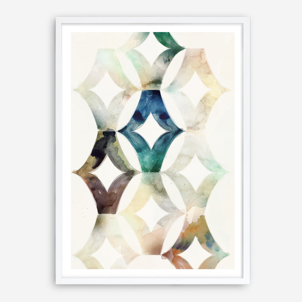 Shop Morocgraphic I Art Print a painted abstract themed wall art print from The Print Emporium wall artwork collection - Buy Australian made fine art painting style poster and framed prints for the home and your interior decor room, TPE-PC-SE215-AP