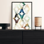 Shop Morocgraphic I Art Print a painted abstract themed wall art print from The Print Emporium wall artwork collection - Buy Australian made fine art painting style poster and framed prints for the home and your interior decor room, TPE-PC-SE215-AP