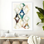 Shop Morocgraphic I Art Print a painted abstract themed wall art print from The Print Emporium wall artwork collection - Buy Australian made fine art painting style poster and framed prints for the home and your interior decor room, TPE-PC-SE215-AP