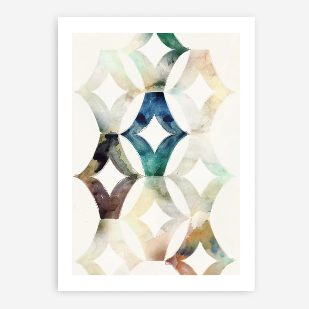 Shop Morocgraphic I Art Print a painted abstract themed wall art print from The Print Emporium wall artwork collection - Buy Australian made fine art painting style poster and framed prints for the home and your interior decor room, TPE-PC-SE215-AP