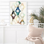 Shop Morocgraphic I Art Print a painted abstract themed wall art print from The Print Emporium wall artwork collection - Buy Australian made fine art painting style poster and framed prints for the home and your interior decor room, TPE-PC-SE215-AP