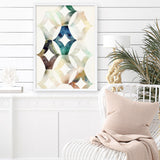 Shop Morocgraphic I Art Print a painted abstract themed wall art print from The Print Emporium wall artwork collection - Buy Australian made fine art painting style poster and framed prints for the home and your interior decor room, TPE-PC-SE215-AP