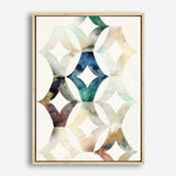 Shop Morocgraphic I Canvas Print a painted abstract themed framed canvas wall art print from The Print Emporium artwork collection - Buy Australian made fine art painting style stretched canvas prints for the home and your interior decor space, TPE-PC-SE215-CA-35X46-NF