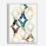 Shop Morocgraphic I Canvas Print a painted abstract themed framed canvas wall art print from The Print Emporium artwork collection - Buy Australian made fine art painting style stretched canvas prints for the home and your interior decor space, TPE-PC-SE215-CA-35X46-NF