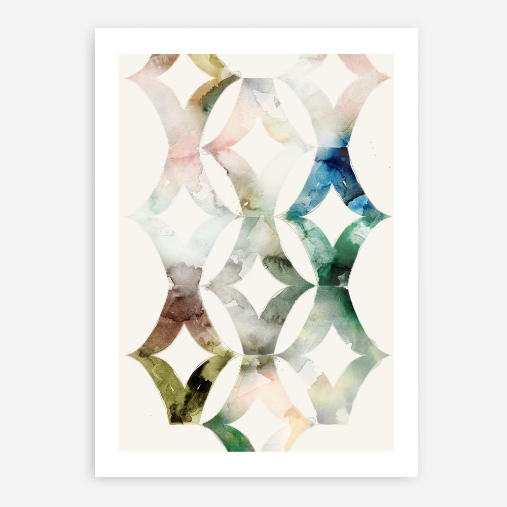 Shop Morocgraphic II Art Print a painted abstract themed wall art print from The Print Emporium wall artwork collection - Buy Australian made fine art painting style poster and framed prints for the home and your interior decor room, TPE-PC-SE216-AP