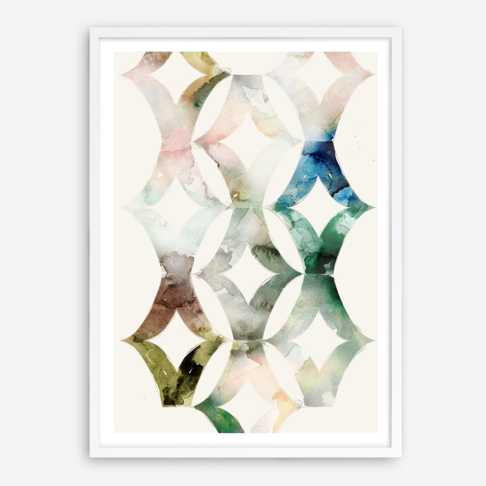 Shop Morocgraphic II Art Print a painted abstract themed wall art print from The Print Emporium wall artwork collection - Buy Australian made fine art painting style poster and framed prints for the home and your interior decor room, TPE-PC-SE216-AP