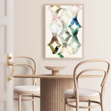 Shop Morocgraphic II Art Print a painted abstract themed wall art print from The Print Emporium wall artwork collection - Buy Australian made fine art painting style poster and framed prints for the home and your interior decor room, TPE-PC-SE216-AP