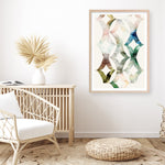 Shop Morocgraphic II Art Print a painted abstract themed wall art print from The Print Emporium wall artwork collection - Buy Australian made fine art painting style poster and framed prints for the home and your interior decor room, TPE-PC-SE216-AP