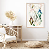 Shop Morocgraphic II Art Print a painted abstract themed wall art print from The Print Emporium wall artwork collection - Buy Australian made fine art painting style poster and framed prints for the home and your interior decor room, TPE-PC-SE216-AP