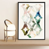 Shop Morocgraphic II Art Print a painted abstract themed wall art print from The Print Emporium wall artwork collection - Buy Australian made fine art painting style poster and framed prints for the home and your interior decor room, TPE-PC-SE216-AP