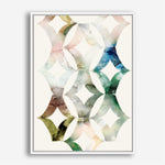 Shop Morocgraphic II Canvas Print a painted abstract themed framed canvas wall art print from The Print Emporium artwork collection - Buy Australian made fine art painting style stretched canvas prints for the home and your interior decor space, TPE-PC-SE216-CA-35X46-NF