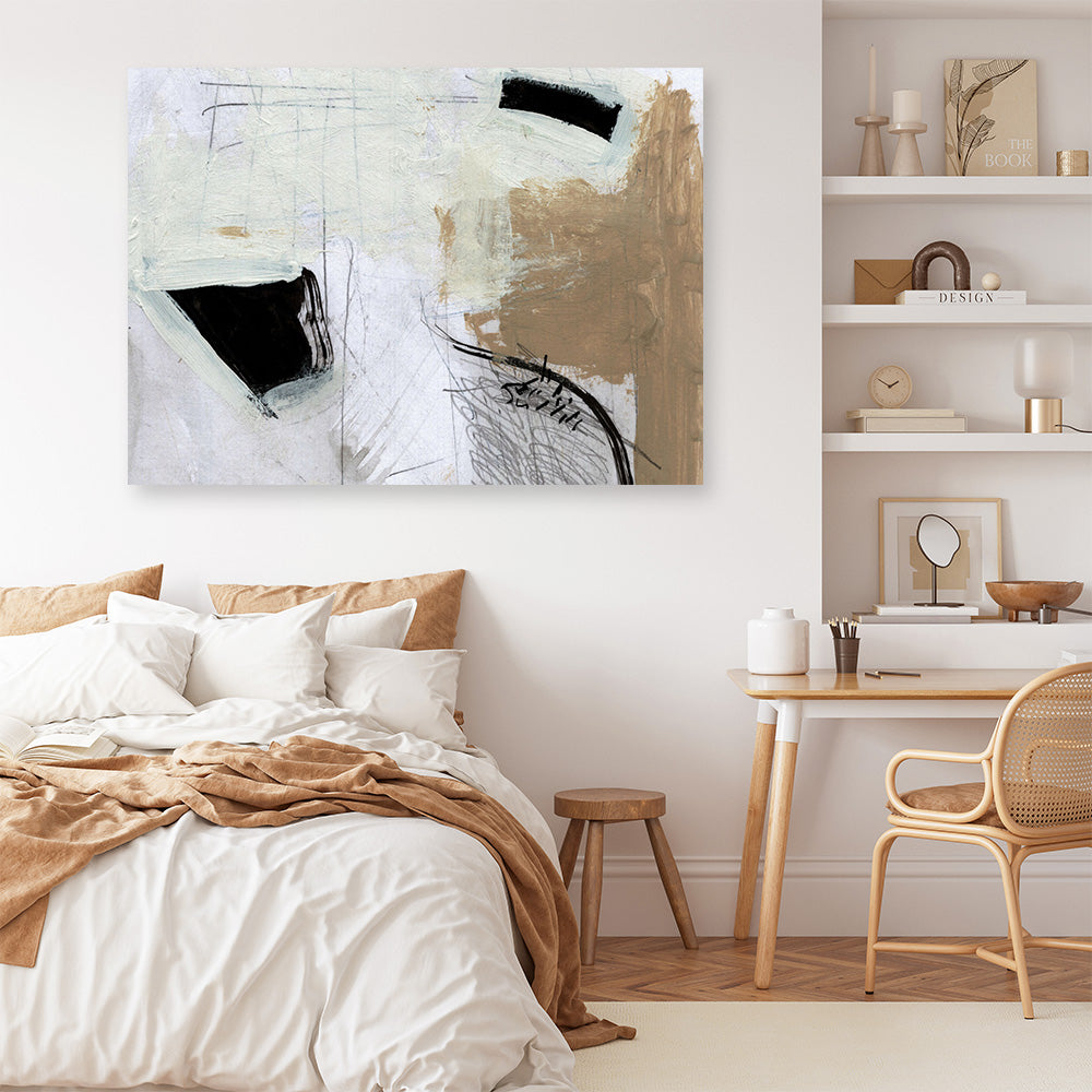Shop Motion Canvas Print a painted abstract themed framed canvas wall art print from The Print Emporium artwork collection - Buy Australian made fine art painting style stretched canvas prints for the home and your interior decor space, TPE-DH-134-CA-35X46-NF