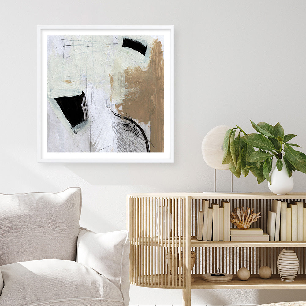 Shop Motion (Square) Art Print a painted abstract themed wall art print from The Print Emporium wall artwork collection - Buy Australian made fine art painting style poster and framed prints for the home and your interior decor room, TPE-DH-218-AP