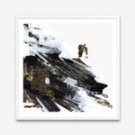 Shop Motion Waves (Square) Art Print a painted abstract themed wall art print from The Print Emporium wall artwork collection - Buy Australian made fine art painting style poster and framed prints for the home and your interior decor room, TPE-PC-LE176-AP