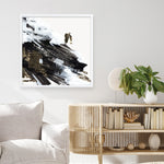 Shop Motion Waves (Square) Art Print a painted abstract themed wall art print from The Print Emporium wall artwork collection - Buy Australian made fine art painting style poster and framed prints for the home and your interior decor room, TPE-PC-LE176-AP