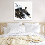 Shop Motion Waves (Square) Art Print a painted abstract themed wall art print from The Print Emporium wall artwork collection - Buy Australian made fine art painting style poster and framed prints for the home and your interior decor room, TPE-PC-LE176-AP