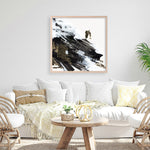 Shop Motion Waves (Square) Art Print a painted abstract themed wall art print from The Print Emporium wall artwork collection - Buy Australian made fine art painting style poster and framed prints for the home and your interior decor room, TPE-PC-LE176-AP