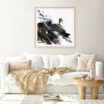 Shop Motion Waves (Square) Art Print a painted abstract themed wall art print from The Print Emporium wall artwork collection - Buy Australian made fine art painting style poster and framed prints for the home and your interior decor room, TPE-PC-LE176-AP