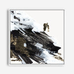 Shop Motion Waves (Square) Canvas Print a painted abstract themed framed canvas wall art print from The Print Emporium artwork collection - Buy Australian made fine art painting style stretched canvas prints for the home and your interior decor space, TPE-PC-LE176-CA-40X40-NF