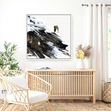 Shop Motion Waves (Square) Canvas Print a painted abstract themed framed canvas wall art print from The Print Emporium artwork collection - Buy Australian made fine art painting style stretched canvas prints for the home and your interior decor space, TPE-PC-LE176-CA-40X40-NF