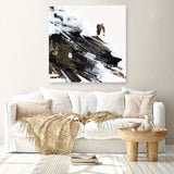 Shop Motion Waves (Square) Canvas Print a painted abstract themed framed canvas wall art print from The Print Emporium artwork collection - Buy Australian made fine art painting style stretched canvas prints for the home and your interior decor space, TPE-PC-LE176-CA-40X40-NF