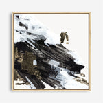 Shop Motion Waves (Square) Canvas Print a painted abstract themed framed canvas wall art print from The Print Emporium artwork collection - Buy Australian made fine art painting style stretched canvas prints for the home and your interior decor space, TPE-PC-LE176-CA-40X40-NF