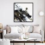 Shop Motion Waves (Square) Canvas Print a painted abstract themed framed canvas wall art print from The Print Emporium artwork collection - Buy Australian made fine art painting style stretched canvas prints for the home and your interior decor space, TPE-PC-LE176-CA-40X40-NF