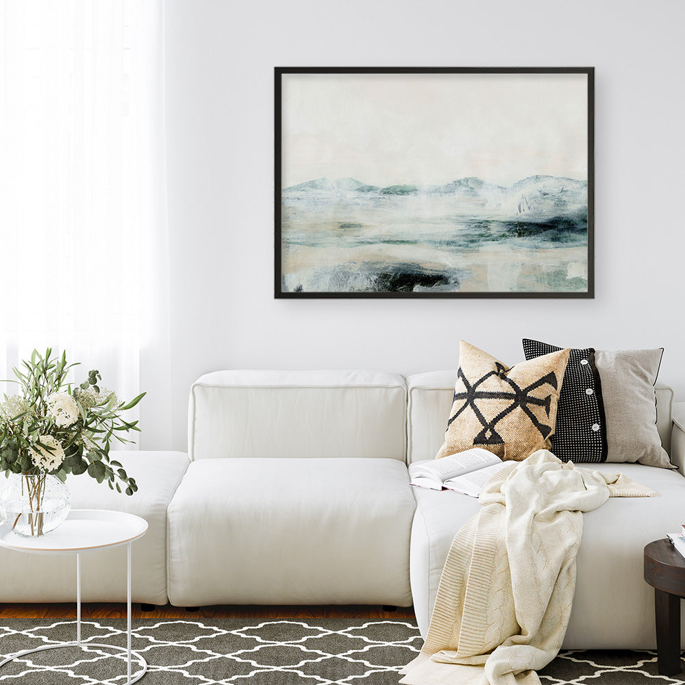 Shop Mountain Air Art Print a painted abstract themed wall art print from The Print Emporium wall artwork collection - Buy Australian made fine art painting style poster and framed prints for the home and your interior decor room, TPE-DH-135-AP