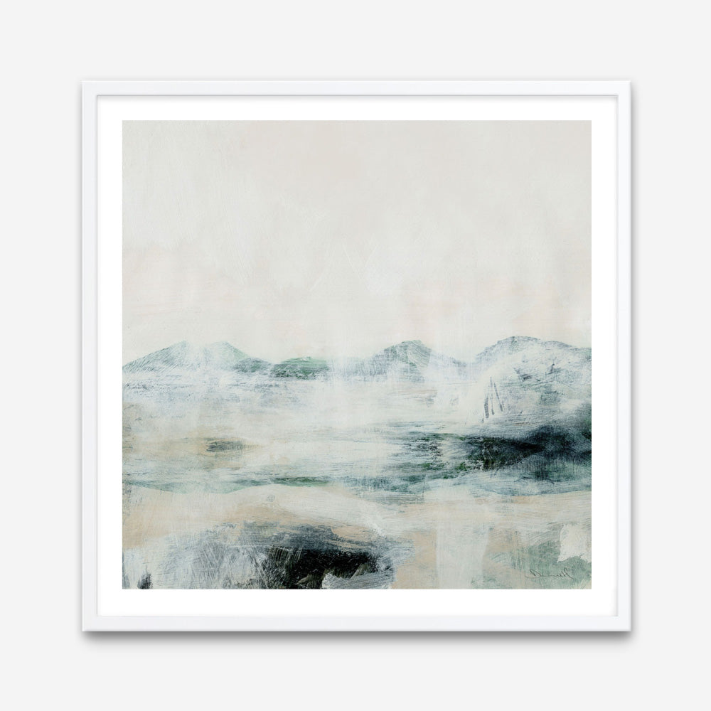 Shop Mountain Air (Square) Art Print a painted abstract themed wall art print from The Print Emporium wall artwork collection - Buy Australian made fine art painting style poster and framed prints for the home and your interior decor room, TPE-DH-219-AP