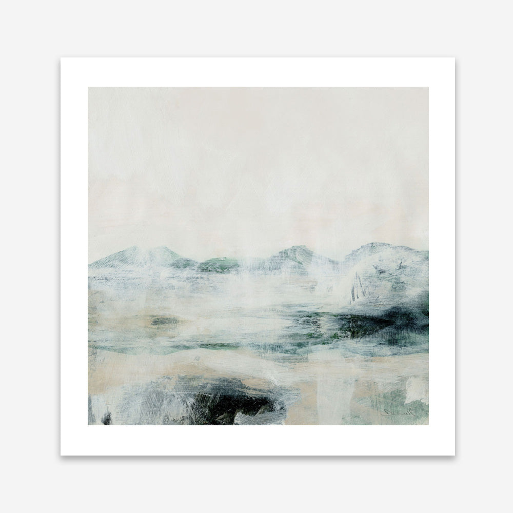 Shop Mountain Air (Square) Art Print a painted abstract themed wall art print from The Print Emporium wall artwork collection - Buy Australian made fine art painting style poster and framed prints for the home and your interior decor room, TPE-DH-219-AP