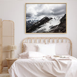 Shop Mountain Cap Photo Canvas Print a photography framed stretched canvas print from The Print Emporium wall artwork collection - Buy Australian made prints for the home and your interior decor space, TPE-090-CA-35X46-NF