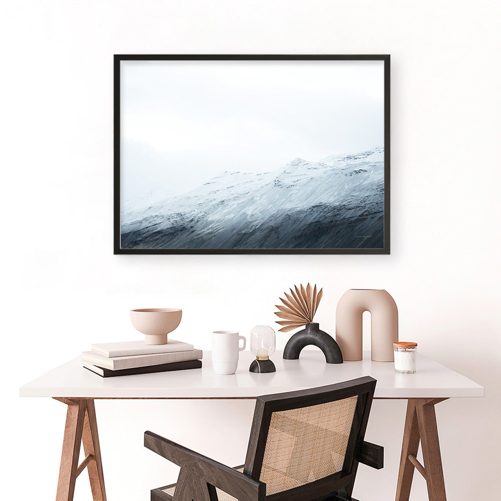 Shop Mountain Gradient Art Print a painted abstract themed wall art print from The Print Emporium wall artwork collection - Buy Australian made fine art painting style poster and framed prints for the home and your interior decor room, TPE-WA-69904-AP