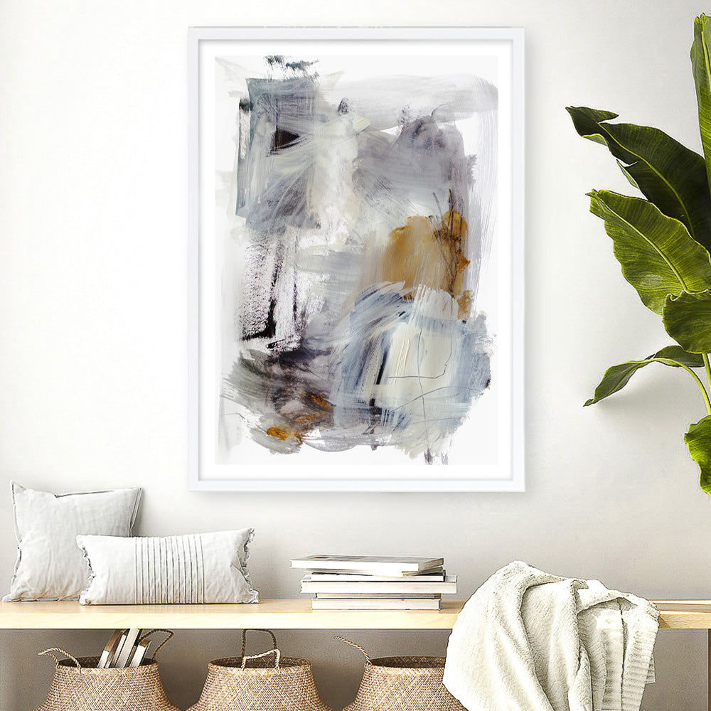 Shop Mountain Mist I Art Print a painted abstract themed wall art print from The Print Emporium wall artwork collection - Buy Australian made fine art painting style poster and framed prints for the home and your interior decor room, TPE-PC-HN112-AP