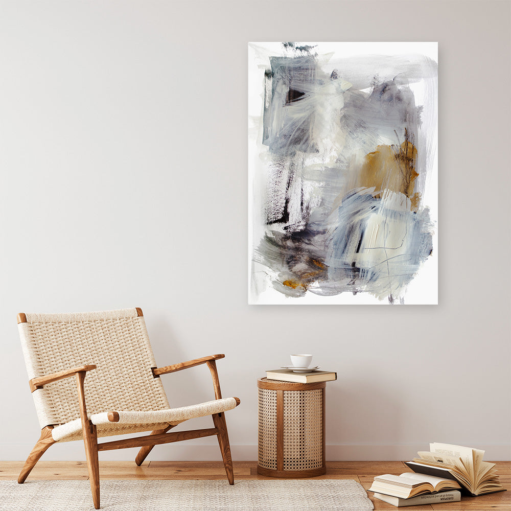 Shop Mountain Mist I Canvas Print a painted abstract themed framed canvas wall art print from The Print Emporium artwork collection - Buy Australian made fine art painting style stretched canvas prints for the home and your interior decor space, TPE-PC-HN112-CA-35X46-NF