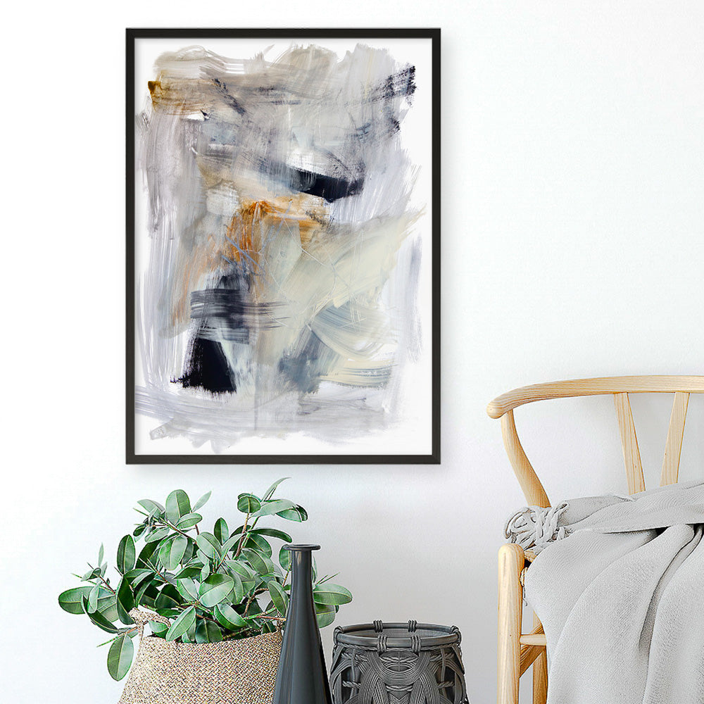 Shop Mountain Mist II Art Print a painted abstract themed wall art print from The Print Emporium wall artwork collection - Buy Australian made fine art painting style poster and framed prints for the home and your interior decor room, TPE-PC-HN113-AP